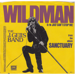 The J. Geils Band Wild Man Vinyl 7" USED