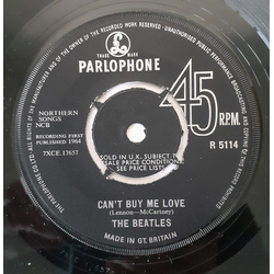 The Beatles Can't Buy Me Love Vinyl 7" USED
