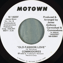 Commodores Old-Fashion Love Vinyl 7" USED