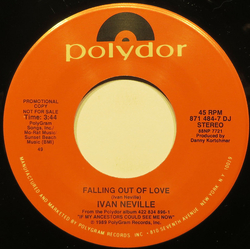 Ivan Neville Falling Out Of Love Vinyl 7" USED