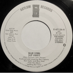 Blue Steel Slip Away Vinyl 7" USED