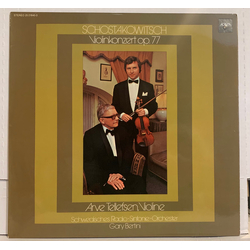 Dmitri Shostakovich / Arve Tellefsen / Sveriges Radios Symfoniorkester / Gary Bertini Violinkonzert Op. 77 Vinyl LP USED