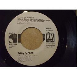 Amy Grant Stay For Awhile Vinyl 7" USED