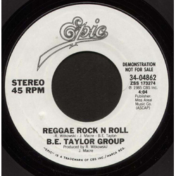 B.E. Taylor Group Reggae Rock N Roll Vinyl 7" USED