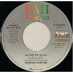 Sheena Easton So Far So Good Vinyl 7" USED
