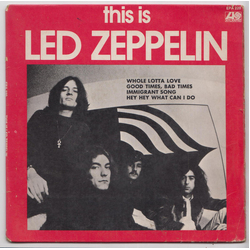 Led Zeppelin This Is Led Zeppelin Vinyl 7" USED