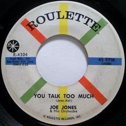 Joe Jones & His Orchestra You Talk Too Much USED VINYL 7INCH 45 RPM SINGLE