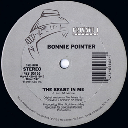 Bonnie Pointer The Beast In Me / Tight Blue Jeans Vinyl 12" USED