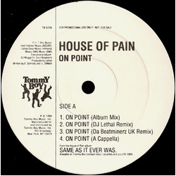 House Of Pain On Point Vinyl 12" USED