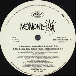 Aceyalone The Greatest Show On Earth Vinyl 12" USED