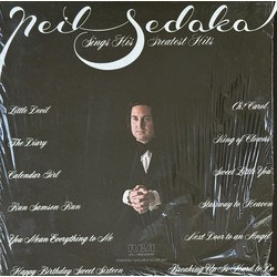 Neil Sedaka Neil Sedaka Sings His Greatest Hits Vinyl LP USED