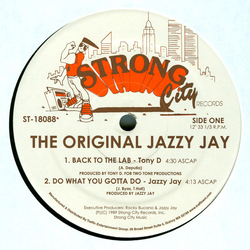Jazzy Jay Back To The Lab Vinyl 12" USED