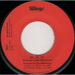 Paul McCartney & Wings Hi, Hi, Hi / C Moon Vinyl 7" USED