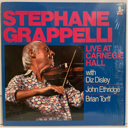 Stéphane Grappelli Live At Carnegie Hall Vinyl LP USED