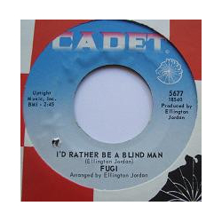 Fugi I'd Rather Be A Blind Man Vinyl 7" USED