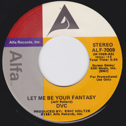DVC (3) Let Me Be Your Fantasy Vinyl 7" USED
