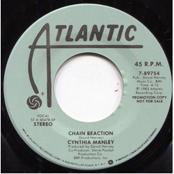 Cynthia Manley Chain Reaction Vinyl 7" USED