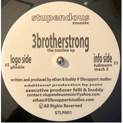 3 Brotherstrong Routine EP Vinyl 12" USED