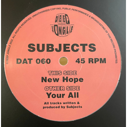 Subjects (5) Your All / New Hope Vinyl 12" USED