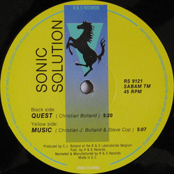 Sonic Solution Quest Vinyl 12" USED