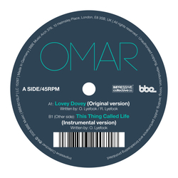 Omar Lovey Dovey / This Thing Called Life (Instrumental) Vinyl 7" USED