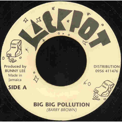 Barry Brown / King Tubby / The Aggrovators Big Big Pollution Vinyl 7" USED