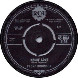 Floyd Robinson Makin' Love Vinyl 7" USED