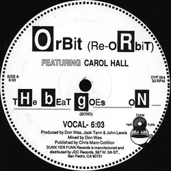 Orbit (3) / Carol Hall The Beat Goes On Vinyl 12" USED