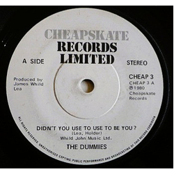 The Dummies (3) Didn't You Use To Use To Be You? Vinyl 7" USED