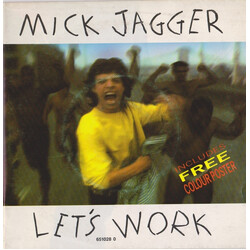 Mick Jagger Let's Work USED VINYL 7INCH 45 RPM SINGLE
