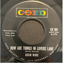 Adam Wade (2) How Are Things In Lovers Lane Vinyl 7" USED
