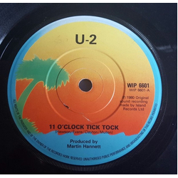 U2 11 O'Clock Tick Tock Vinyl 7" USED