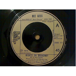 Bee Gees Nights On Broadway Vinyl 7" USED