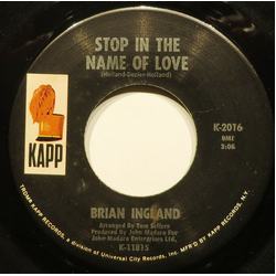 Brian Ingland Stop In The Name Of Love Vinyl 7" USED