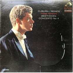 Ludwig Van Beethoven / Van Cliburn / Fritz Reiner / Chicago Symphony Orchestra Concerto No. 4 Vinyl LP USED