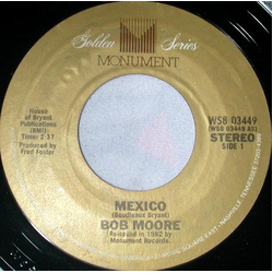 Bob Moore Mexico / (Theme From) My Three Sons Vinyl 7" USED