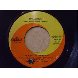 Crystal Mansion Hallelujah / The Thought Of Loving You Vinyl 7" USED