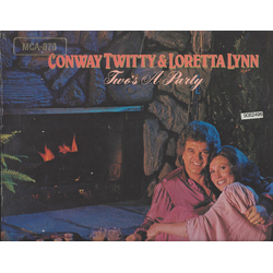 Conway Twitty & Loretta Lynn Two's A Party Vinyl LP USED