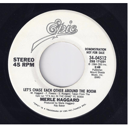 Merle Haggard Let's Chase Each Other Around The Room Vinyl 7" USED