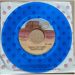 Karen Taylor (10) Country Boy's Song / One Man Woman Vinyl 7" USED