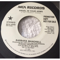 Barbara Mandrell Angel In Your Arms Vinyl 7" USED