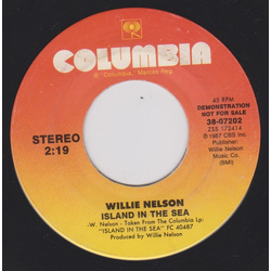 Willie Nelson Island In The Sea Vinyl 7" USED