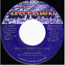 Diana Ross Gettin' Ready For Love Vinyl 7" USED