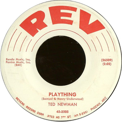 Ted Newman Plaything Vinyl 7" USED