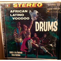 Choco & His Mafimba Drum Rhythms African Latino Voodoo Drums Vinyl LP USED