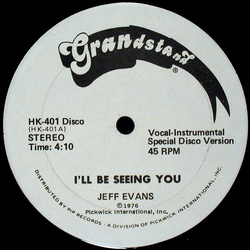 Jeff Evans (4) I'll Be Seeing You Vinyl 12" USED