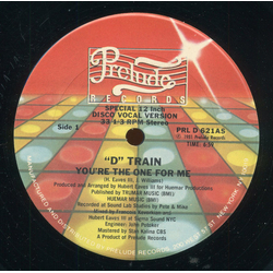 D-Train You're The One For Me Vinyl 12" USED