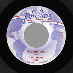 Carl Mann Mona Lisa / Foolish One USED VINYL 7INCH SINGLE 45 RPM