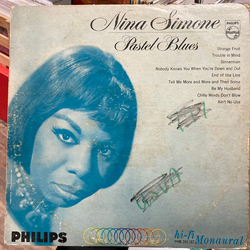 Nina Simone Pastel Blues Vinyl LP USED
