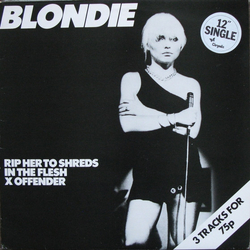 Blondie Rip Her To Shreds Vinyl 12" USED